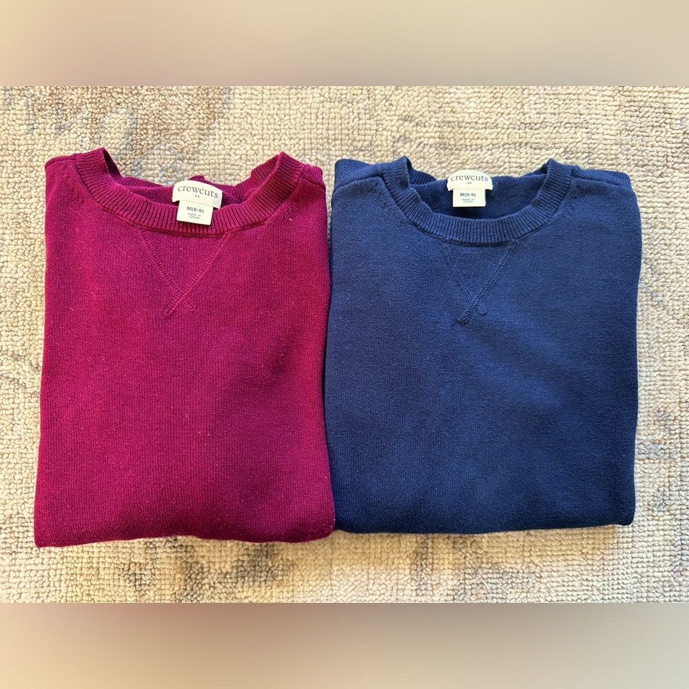 Lot of 2 J. Crew boys sweaters size 8/9